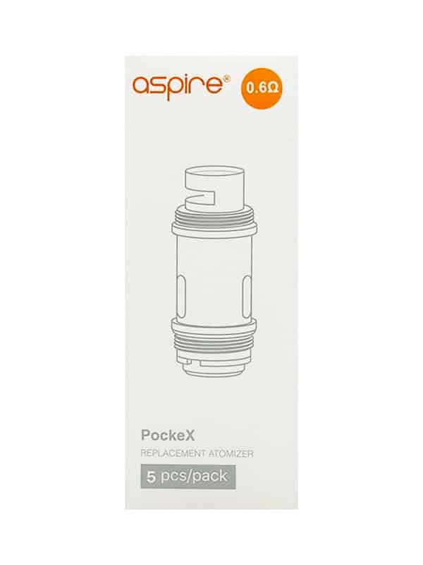 Aspire PockeX Coils Verdampferköpfe 0,6 Ohm