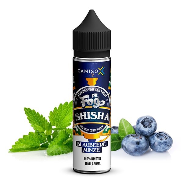 Dr. Fog Shisha Longfill Aroma Blaubeere Minze 10ml