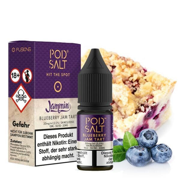 Pod Salt Blueberry Jam Tart Nikotinsalz Liquid 20mg