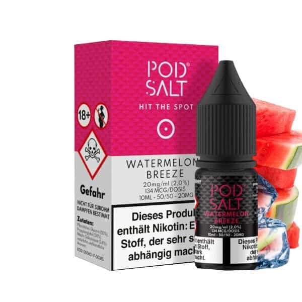 Pod Salt Nic Salt Liquid Watermelon Breeze