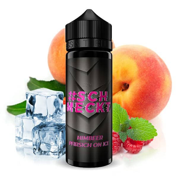 #Schmeckt Longfill Aroma Himbeer Pfirsich On Ice 20ml