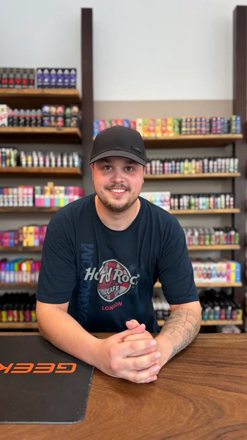 Robin Mitarbeiter bei Vape Station