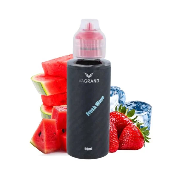 Vagrand Aroma Fresh Wave mit Erdbeeren, Wassermelone und Eiswürfel