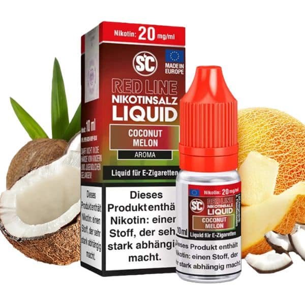 SC Red Line Nikotinsalz Liquid Coconut Melon 10ml