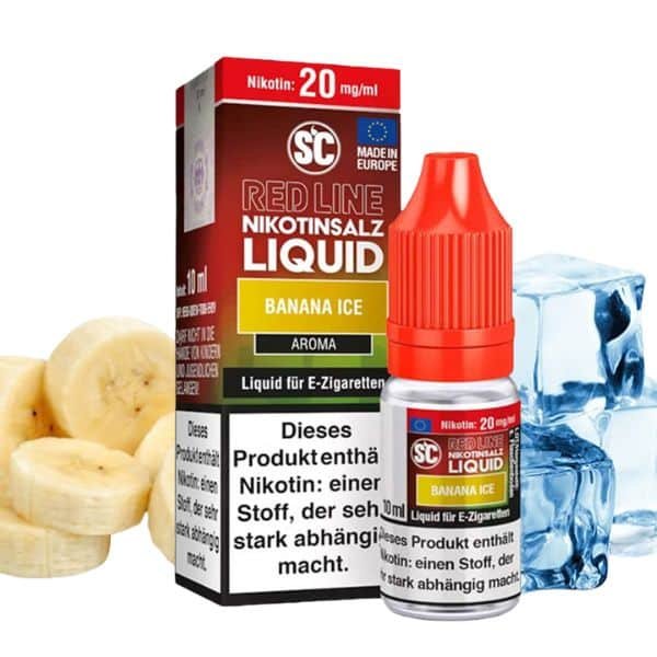 SC Red Line Nikotinsalz Liquid Banana Ice 10ml