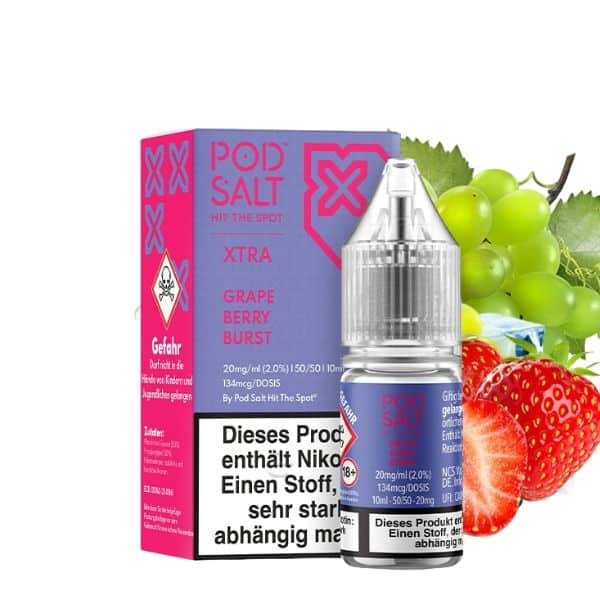 Pod Salt Xtra Nikotinsalz Liquid - Grape Berry Burst