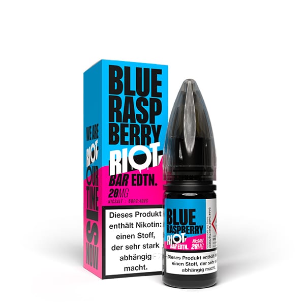 Riot Squad Bar Edition Nikotinsalz Liquid Blue Raspberry