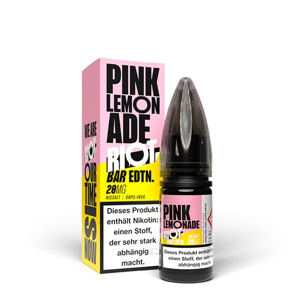Riot Bar Edition Nikotinsalz Liquid Pink Lemonade 10ml – Bild 2