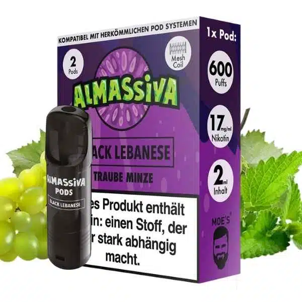 Al Massiva Pods - Black Lebanese