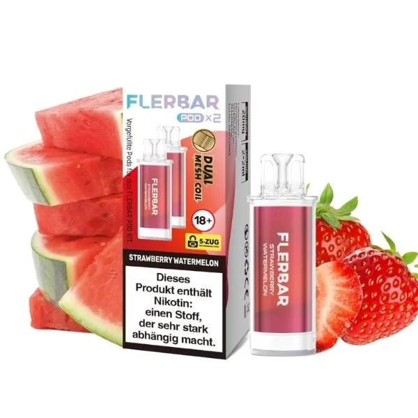 Flerbar Pods - Strawberry Watermelon