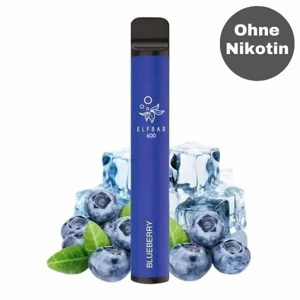 ElfBar 600 Blueberry nikotinfrei