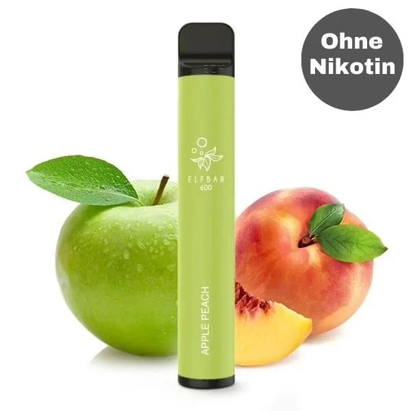 ElfBar 600 Apple Peach nikotinfrei