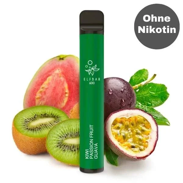 ElfBar 600 Kiwi Passionfruit Guava nikotinfrei