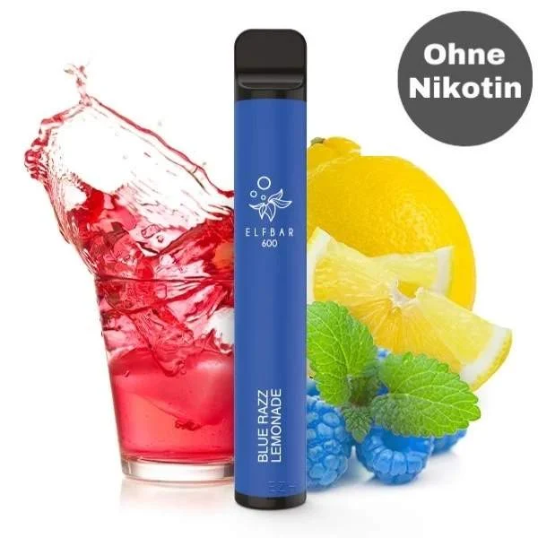 ElfBar 600 Blue Razz Lemonade Einweg nikotinfrei