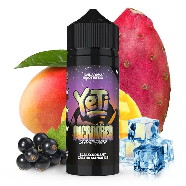 Yeti Overdosed Aroma Blackcurrant Cactus Mango Ice