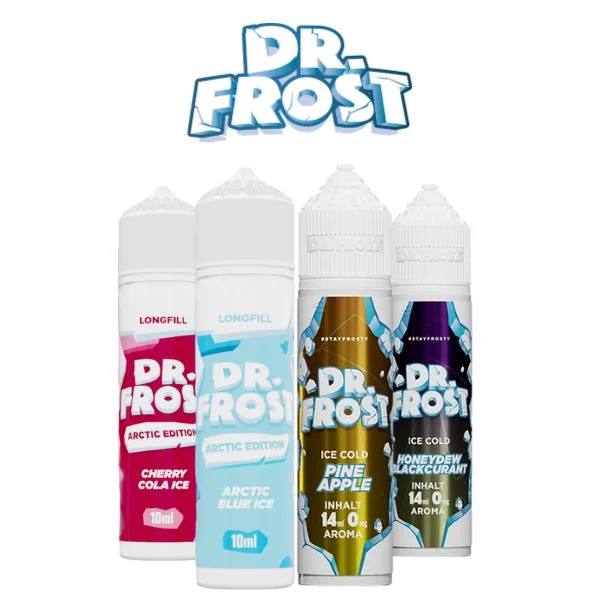 4 Flaschen Dr. Frost Liquid Aromen