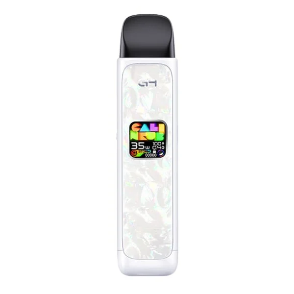 Uwell Caliburn G4 Pod Kit in der Farbe Seashell White mit HD-Farbdisplay