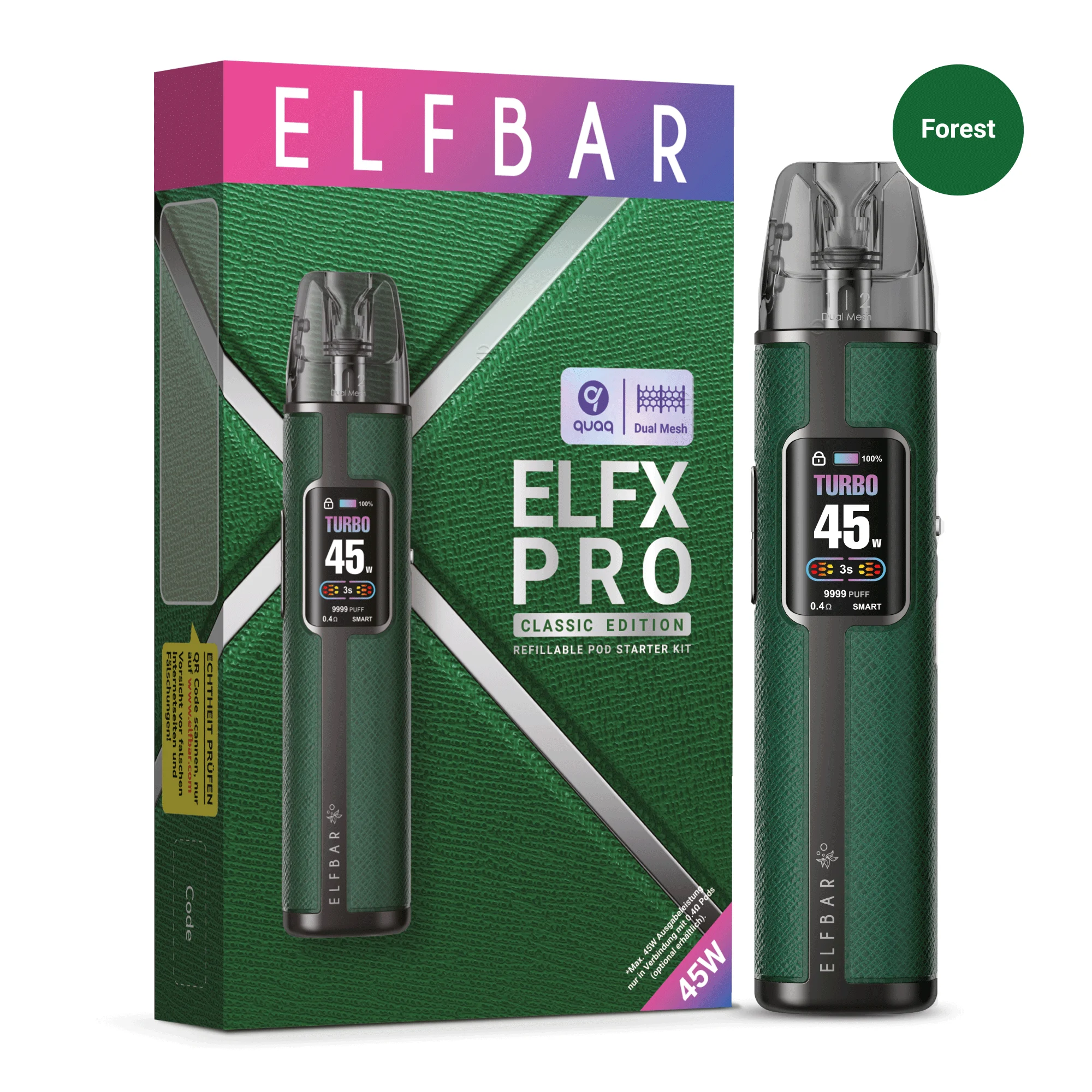 ElfBar ELFX Pro Pod Kit in Grün