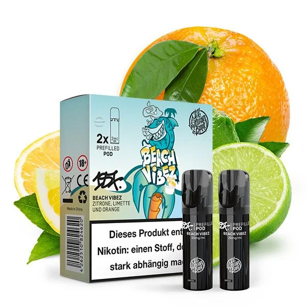 187 Pods Beach Vibez – Zitrone, Limette & Orange im ELFA Prefilled Pod-System