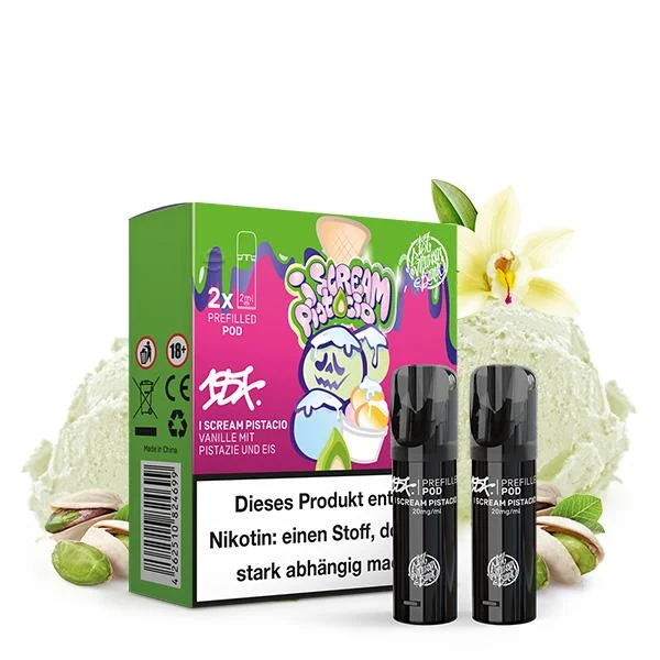 187 Pods I Scream Pistacio – Pistazien-Eiscreme mit Vanille im ELFA Prefilled Pod-System