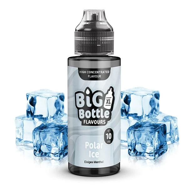 Big Bottle Aroma Polar Ice – Purer Mentholgeschmack, 10 ml in 120 ml Longfill-Flasche