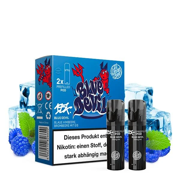 187 Pods Blue Devil – Blaue Himbeere & Brombeere mit Eis im ELFA Pod-System