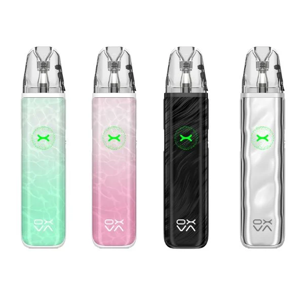 OXVA Xlim GO 2 Pod Kit in den Farben Green Ripple, Pink Ripple, Black Shadow und Metal Silver