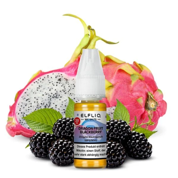 ElfBar ELFLIQ Dragon Fruit Blackberry Nikotinsalz Liquid mit Drachenfrucht und Brombeeren