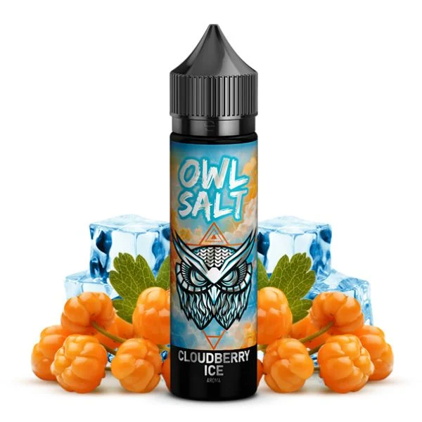 OWL Salt Longfill Cloudberry Ice Aroma – Süße Moltebeere mit dezenter Frische, 10 ml Aroma in 60 ml Longfill-Flasche
